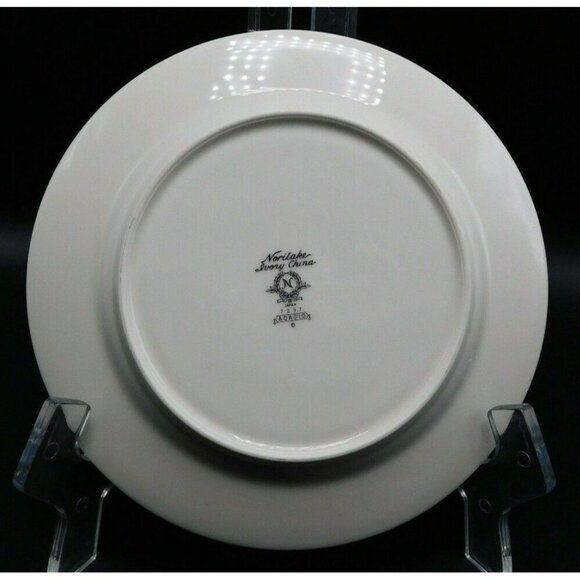 Noritake Adagio Ivory China Salad Plate 8 3/8" Floral Pattern Elegant Design - Picture 2 of 2